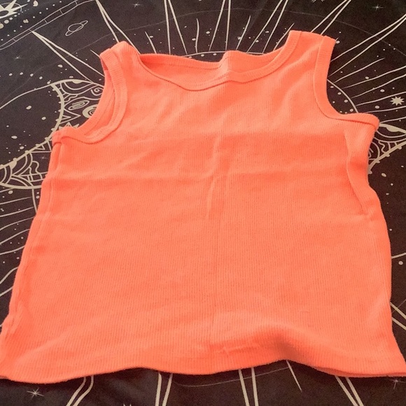 Tank top hot orange size 4T stretchy little girls - Picture 1 of 4